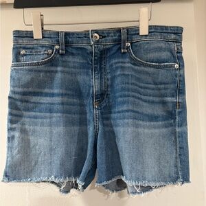 Rag and Bone Nina High Rise Jean shorts size 29